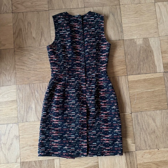 Grey by Jason Wu Size 4 Tweed Sleeveless Sheath Dress Dark Multi Abstract - Picture 3 of 10